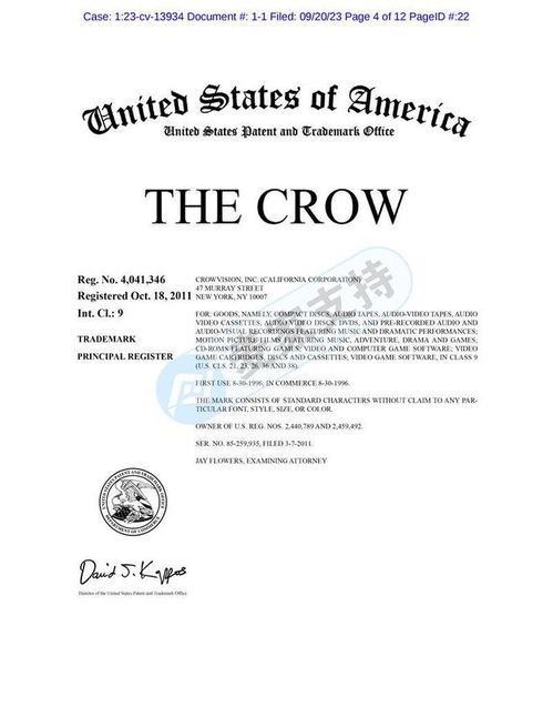 美國TME律所代理'The Crow烏鴉'商標版權(quán)再回歸，跨境賣家速排雷